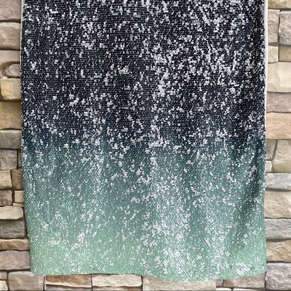 Zara Trafaluc Ombré Sequin Shift Dress Size M - Picture 4 of 8